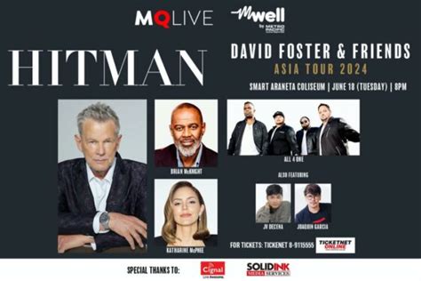 david foster newport manila|Tickets now available for David Foster & Friends Asia Tour in Manila.